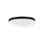 Πλαφονιέρα Οροφής D61,5x5cm LED 25W 3CCT 2500lm Μαύρο Μέταλλο-Ακρυλικό Inlight 42043-Black